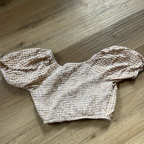 Gingham Crop Top - Picture 2 of 2